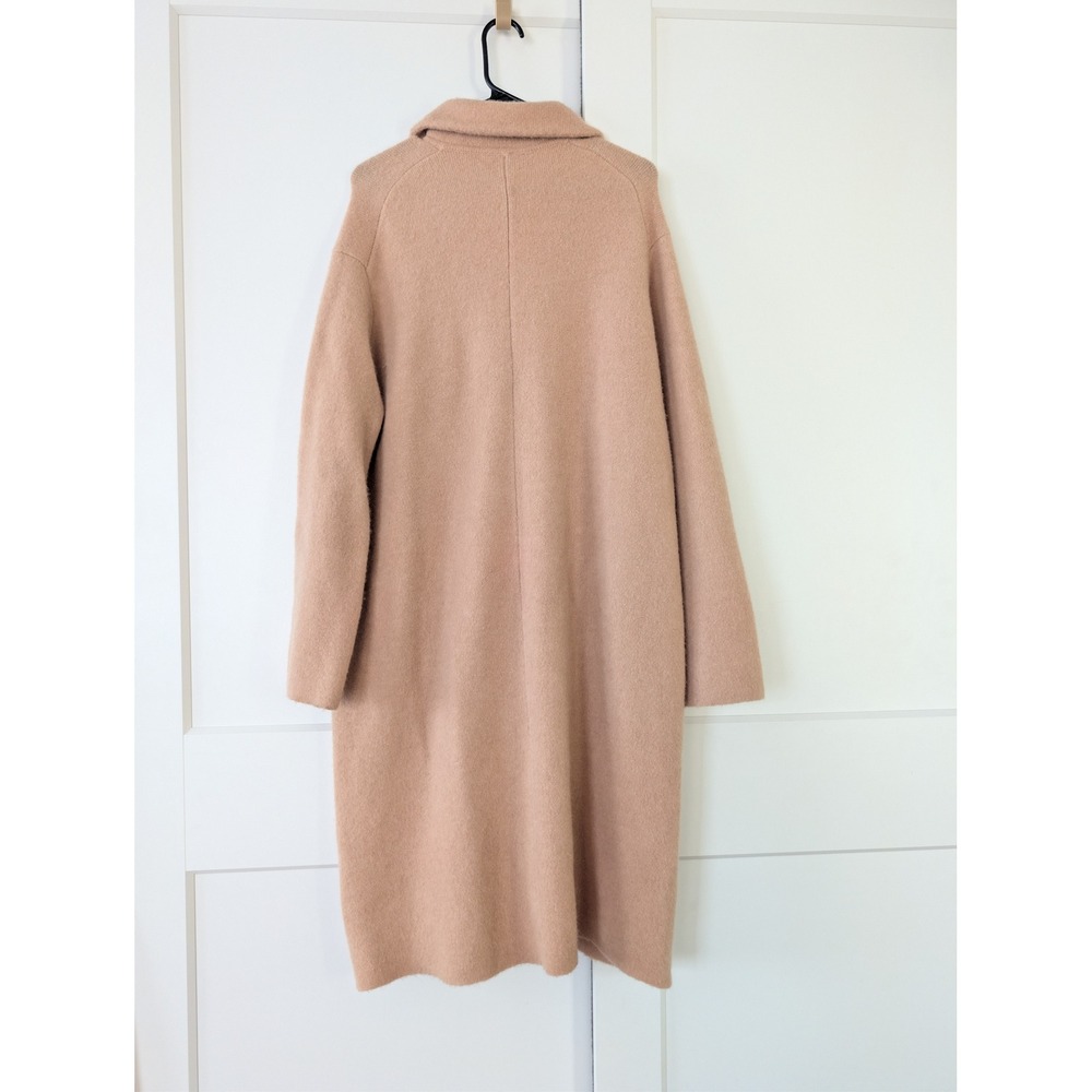 $545 Vince Wool Alpaca Blend Cardigan Coat Button Front Tan Beige Tan Large - Picture 4 of 6